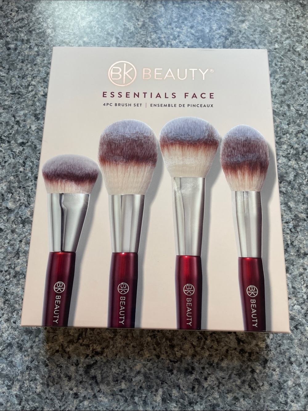 BK Beauty Essentials Face 4-Piece Brush Set — NWT